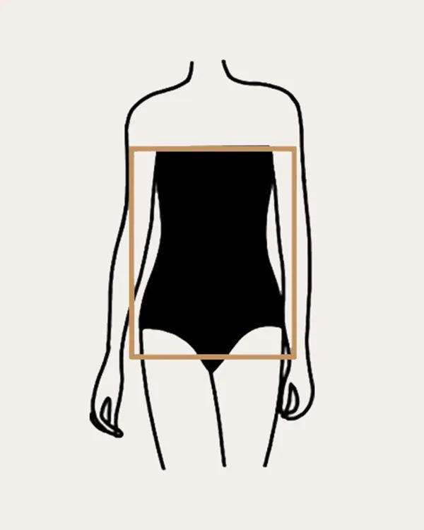 rectangle body shape tops and dresses