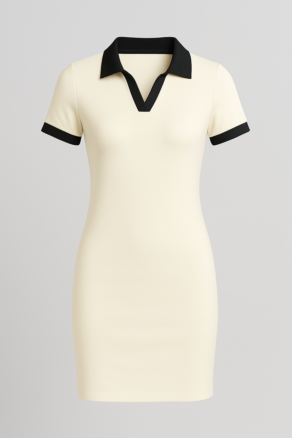 White Collar Dress