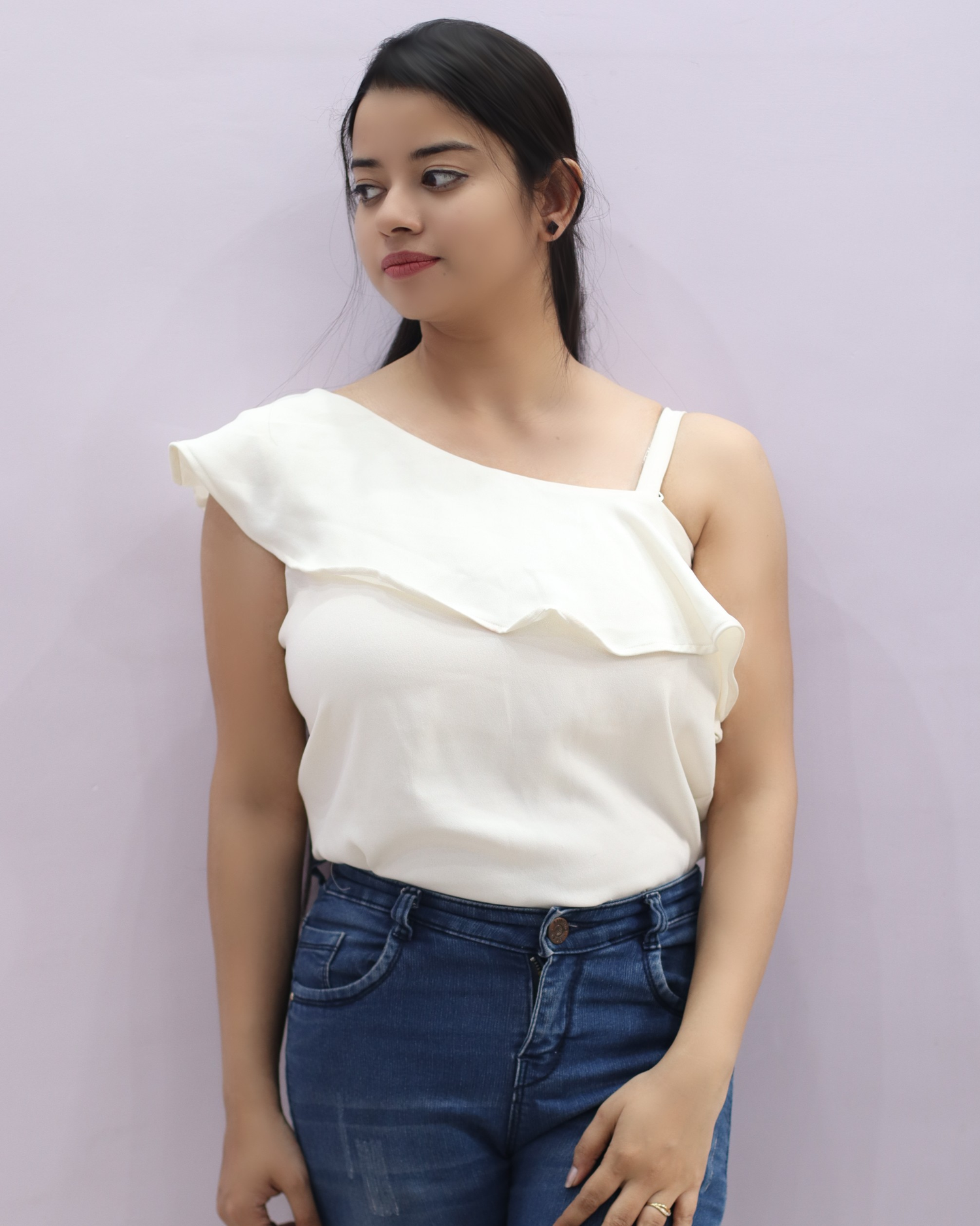 white fashion tops