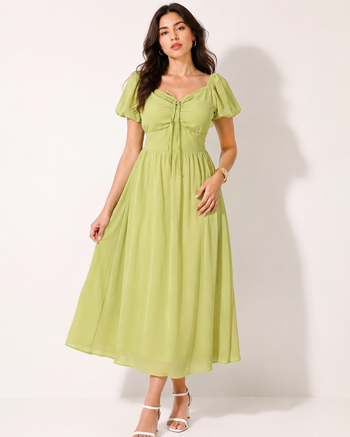 Green Flow Dress