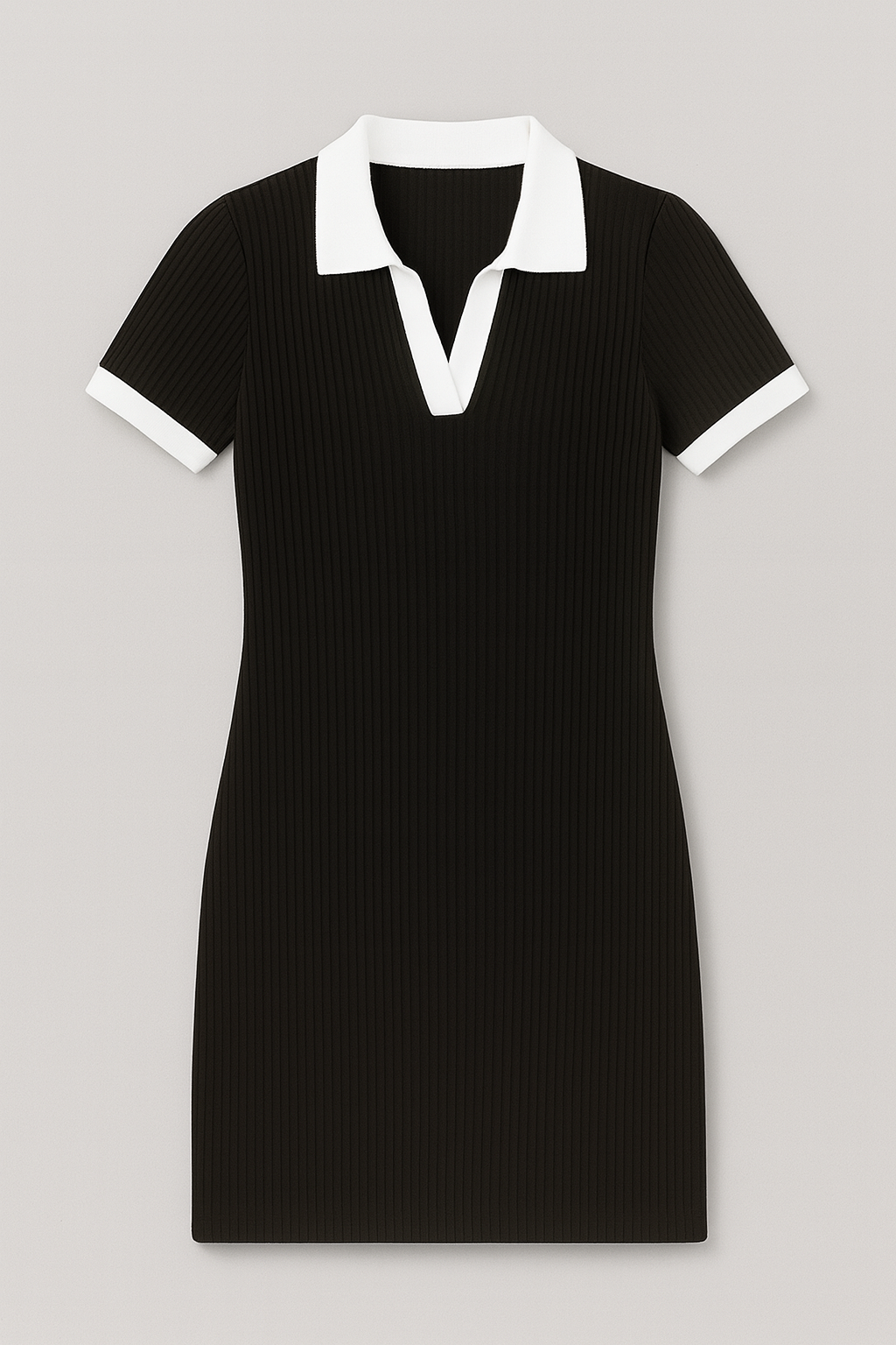 White Collar Dress