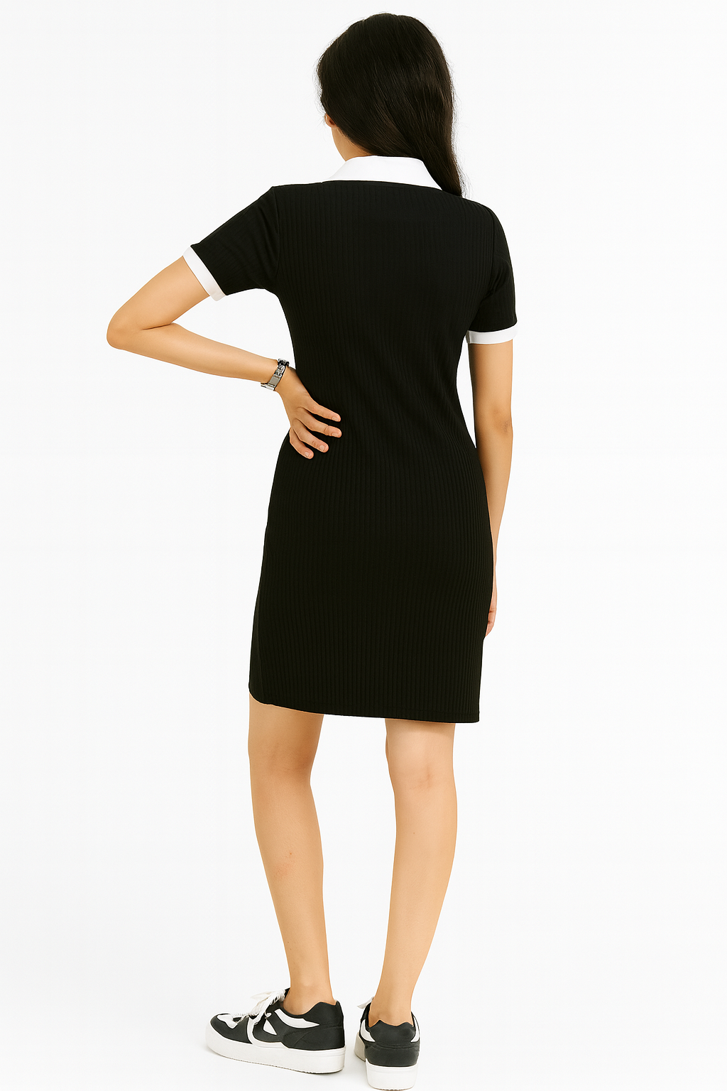 Black Collar Dress