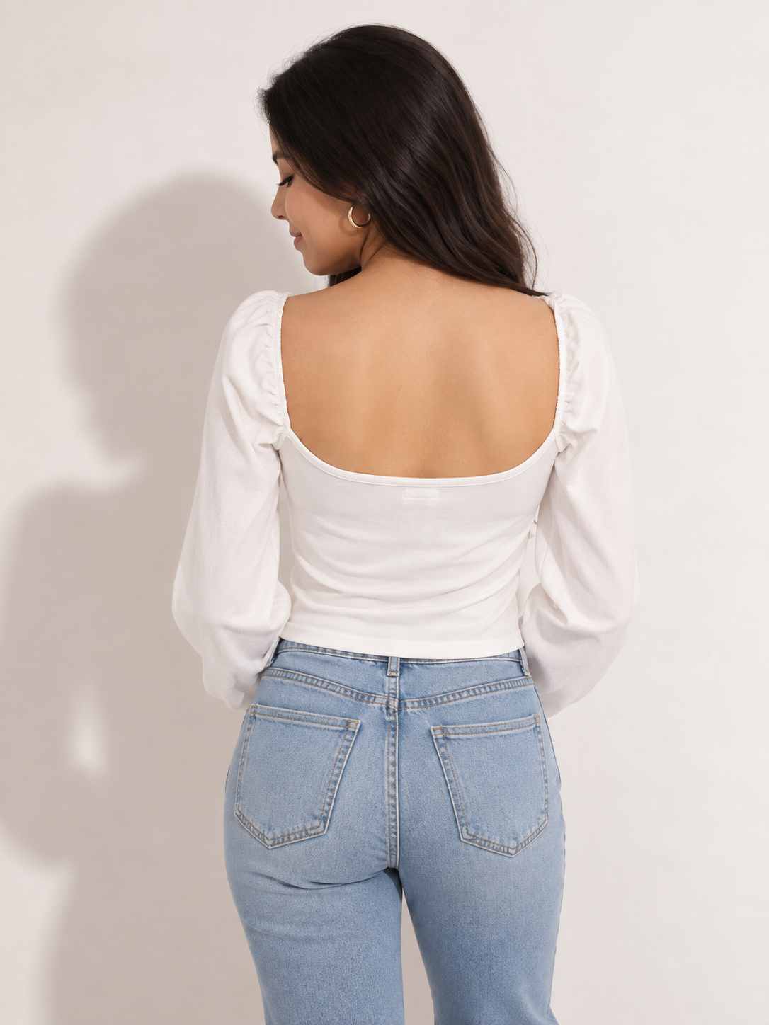 White Corset Top