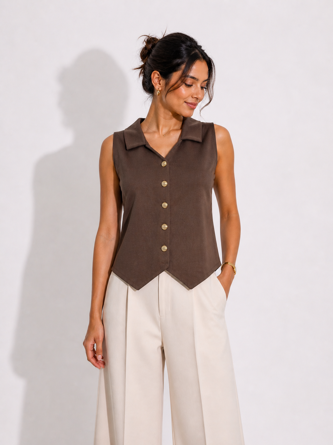 White Waistcoat Top