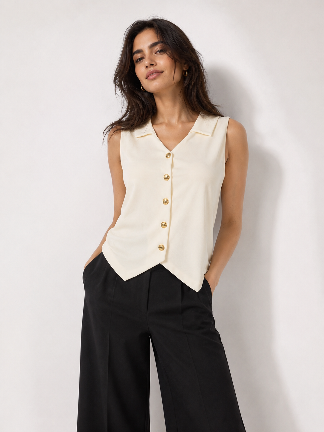 White Waistcoat Top